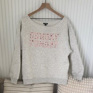Gray 'Sunday Funday' Women's Sweater